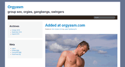 Desktop Screenshot of orgyasm.com