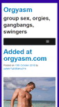 Mobile Screenshot of orgyasm.com